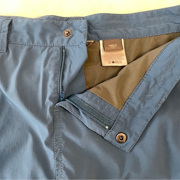 Eddie Bauer Horizon teal blue skort w/ built-in shorts & zip security pocket, 4 - Picture 4 of 8
